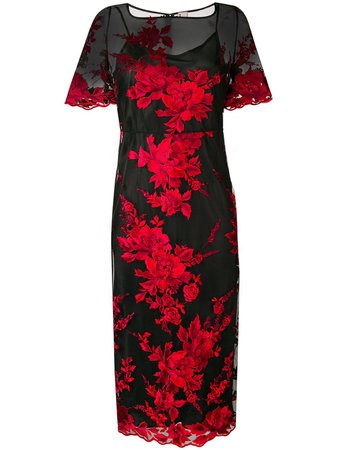 Antonio Marras floral embroidered sheer dress £1,538 - Shop Online - Fast Global Shipping, Price