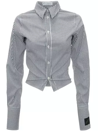 JW Anderson stripe-print Fitted Shirt - Farfetch