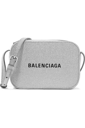 Balenciaga | Everyday XS AJ printed glittered leather camera bag | NET-A-PORTER.COM