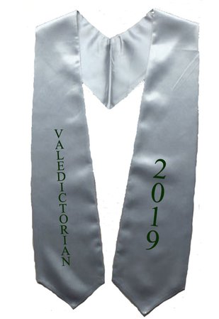 valedictorian sash