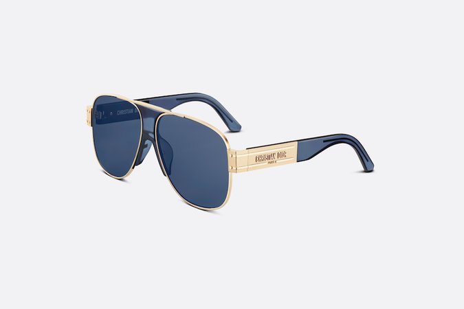 DiorSignature A3U Blue Pilot Sunglasses | DIOR