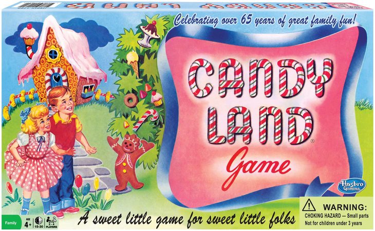 Amazon.com: Winning Moves Games Candy Land 65th Anniversary Game, Multicolor (1189): Toys & Games