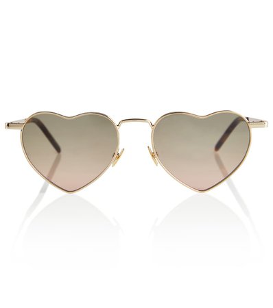 SAINT LAURENT SL 301 Loulou heart-shaped sunglasses