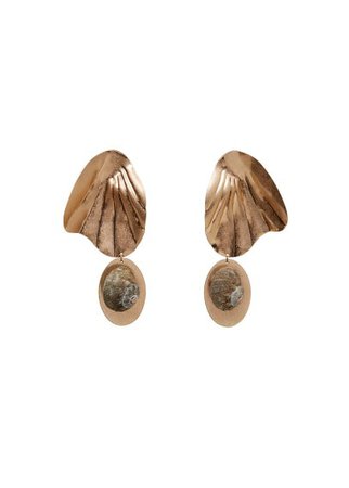Violeta BY MANGO Snail earrings