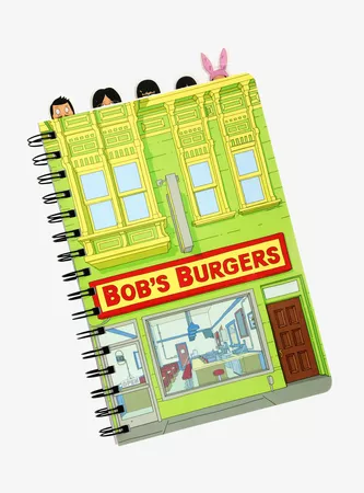 Bob's Burgers Journal With Tabs
