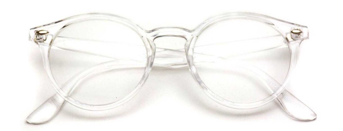 Clear glasses