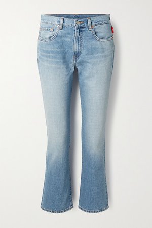 Tracer Mid-rise Flared Jeans - Mid denim