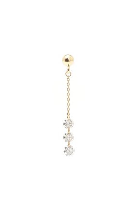 18k Yellow Gold Danaé Diamond Earrings By Persée | Moda Operandi