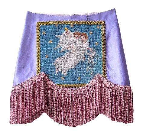 Angel Silk Mini Skirt by Kristin Mallison