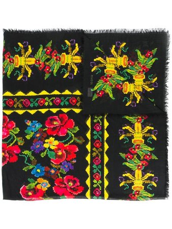 Gucci floral print scarf