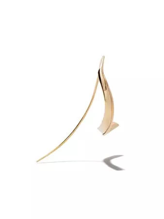 Completed Works 18kt yellow gold Fold earring $1,189 - Buy SS19 Online - Fast Global Delivery, Price