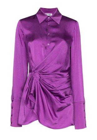 The Attico purple mini dress mini