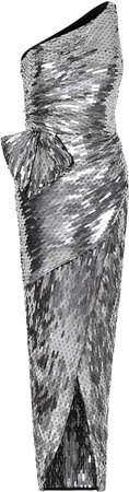 Lilika Mirrored Sequin Gown