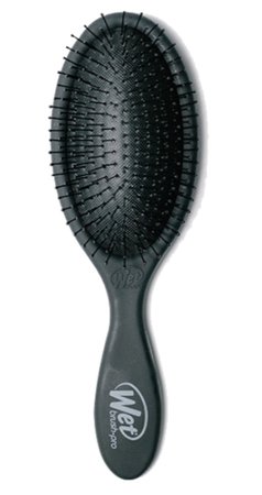 black wet detangling brush