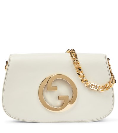 Gucci - Gucci Blondie leather shoulder bag | Mytheresa