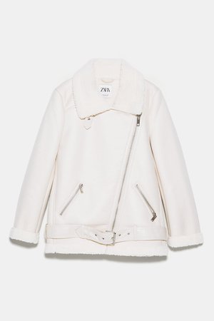 DOUBLE - FACED BIKER JACKET-BEST SELLERS-WOMAN | ZARA United States white