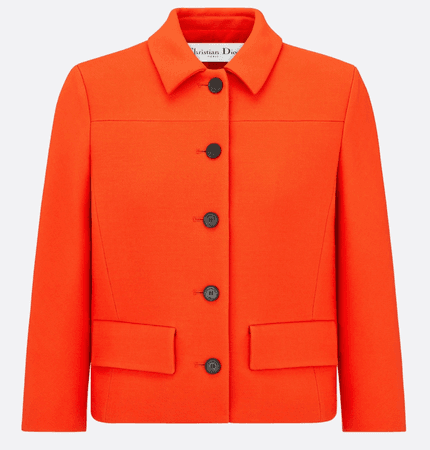 orange dior jacket