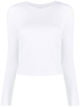 Outdoor Voices SuperForm Ribbed long-sleeved Top - Farfetch
