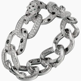 CRHP601186 £143000 Panthère de Cartier bracelet - White gold, emeralds, onyx, diamonds - Cartier