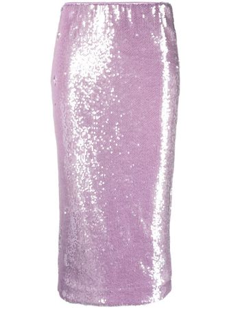 ROTATE sequin-embellished Pencil Skirt - Farfetch