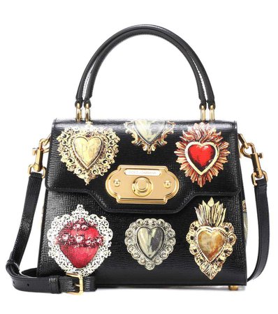 Welcome Leather Shoulder Bag - Dolce & Gabbana | mytheresa
