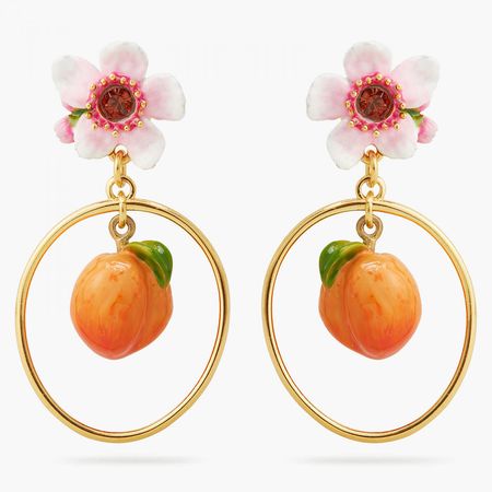 Apricot earrings
