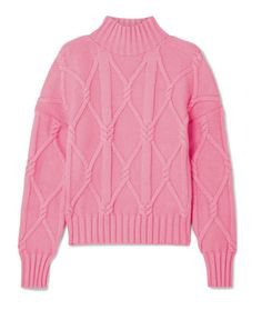 J.Crew Tucker cable-knit cotton-blend sweater