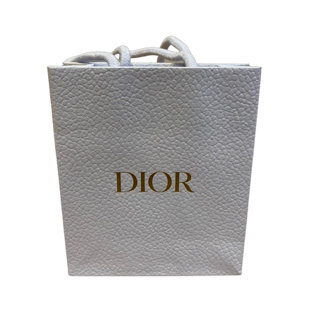 Dior mini gift paper bag with Dior gold star.