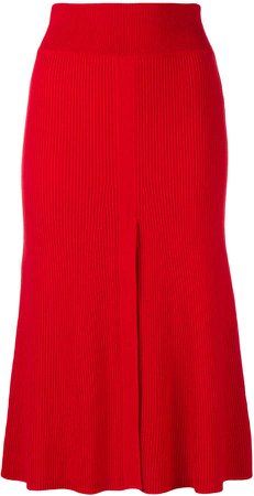 Cashmere In Love cashmere front slit skirt