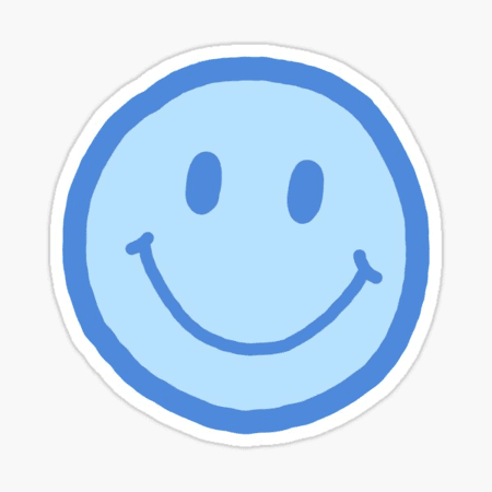 blue smiley face