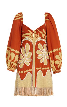 Shine A Palm Organic Cotton Mini Dress By Johanna Ortiz | Moda Operandi