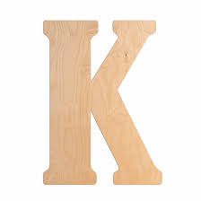 wood letter k - Google Search