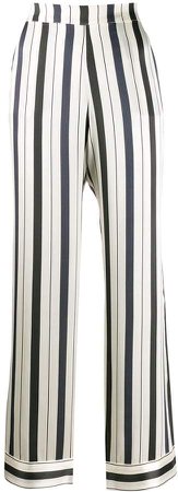 Asceno striped straight-leg trousers