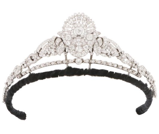 diamond Art Deco tiara