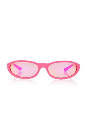 Round-Frame Acetate Sunglasses by Balenciaga Sunglasses | Moda Operandi