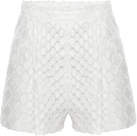 Alex Perry Bailey Snake-Effect Shorts Size: 4