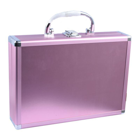 pink purple briefcase