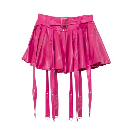 Pink Angel Leather Skirt | Paloma Lira | Wolf & Badger