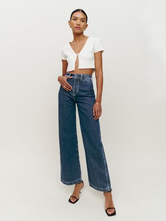 Jamie Ultra High Rise Wide Leg Jeans - Sustainable Denim | Reformation