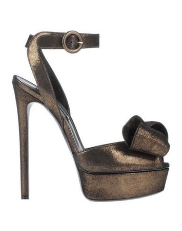 bronze gold casadei shoes