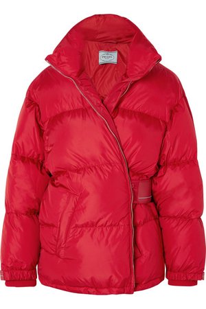 Prada | Cropped quilted shell down jacket | NET-A-PORTER.COM