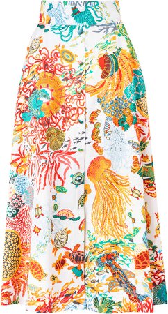 Maison Alma Coral Reef Skirt Size: XS