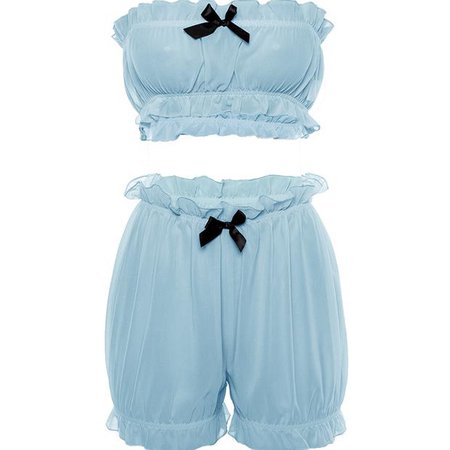 Blue Bloomers / pajama set 1