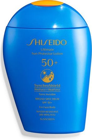 Shiseido Ultimate Sun Protector Lotion SPF 50+ Sunscreen | Nordstrom