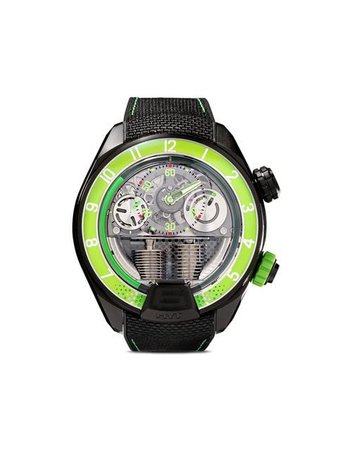 Hyt Green And Black H4 Titanium Watch - Farfetch