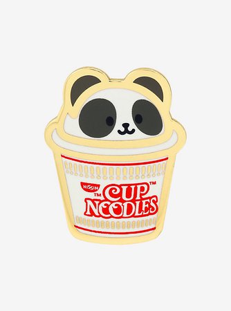 Anirollz Nissin Cup Noodles Pandaroll Enamel Pin
