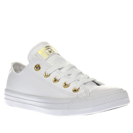 womens white and gold trainers - Google Search