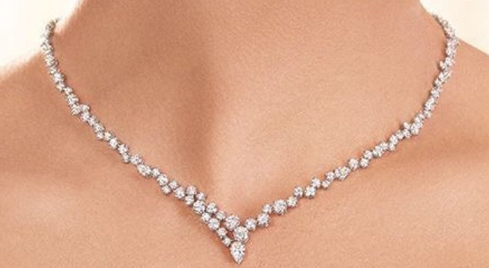 diamond harry winston necklace