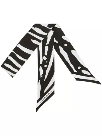 Dolce & Gabbana zebra-print Twill Scarf - Farfetch