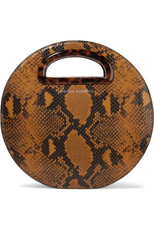 Loeffler Randall | Indy snake-effect leather tote | NET-A-PORTER.COM